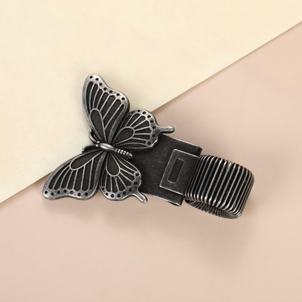Creative Butterfly Rhinoceros Beetle Pen Clip Vintage Notebook Pen Holder Notebook Accessory