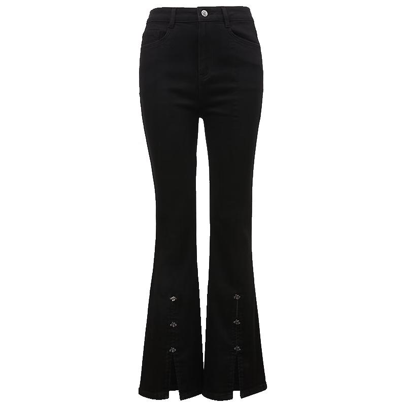 

Vero Moda Women s Retro Slim Micro-Flare Jeans S