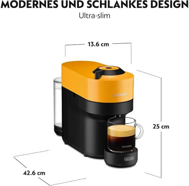 Капсульная кофемашина DeLonghi ENV 90.Y Vertuo Pop mango yellow