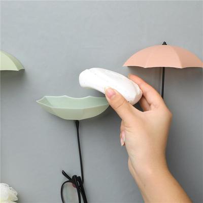 Creative Umbrella-Shaped 3 Hooks for Bathroom Storage - Traceless, Punch-Free Sticky Hooks