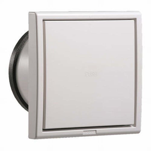 NASTA Square Push-Type Ventilation Register, Insulated and Sealed, KS-8841PRFK3, with Pollen Removal Filter