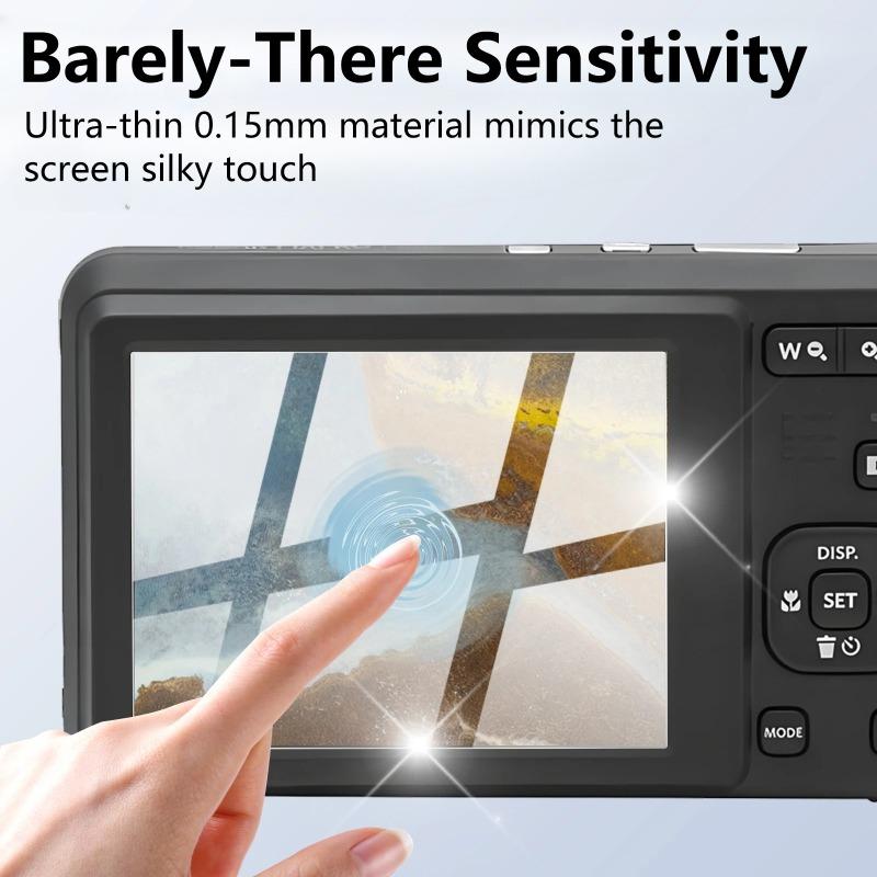 3PCS 9H Tempered Glass for KODAK PIXPRO FZ55/FZ45 Screen Protector, HD Clear Durable Anti-scratch Protective Film Camera Accessories