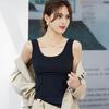 Women's Ice Silk Tank Top Scoop Neck Sleeveless Camisole Top Basic Summer Cami Blouse Casual Workout Shirts