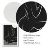 Abstract Nude Woman Silhouette Sensual Art Print Naked Body Figure  Modern Boho Female Poster Canvas Painting Wall Decor