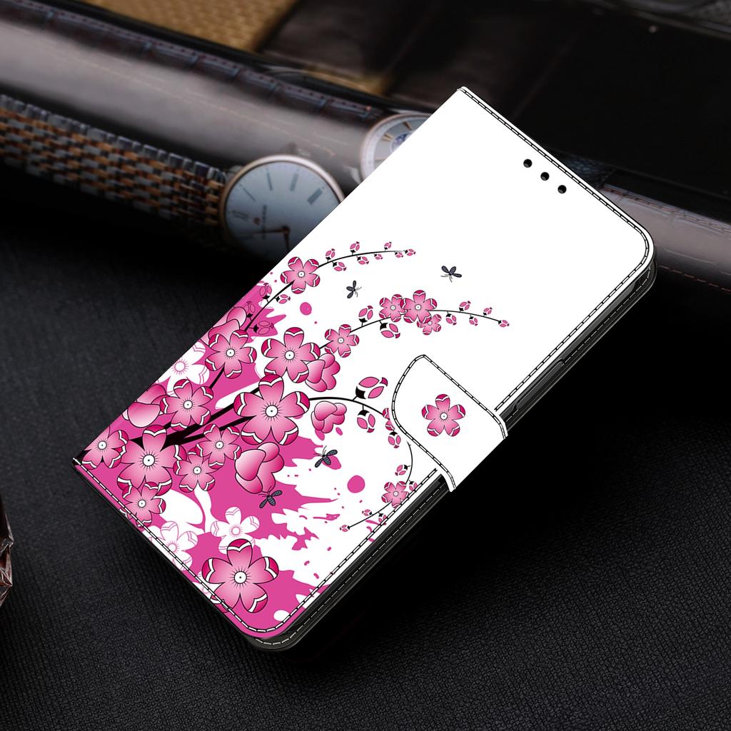 For Samsung Galaxy A25 5G (Global) (161.0 x 76.5 x 8.3mm) Case Wallet Scratch-resistant Phone Stand Cover
