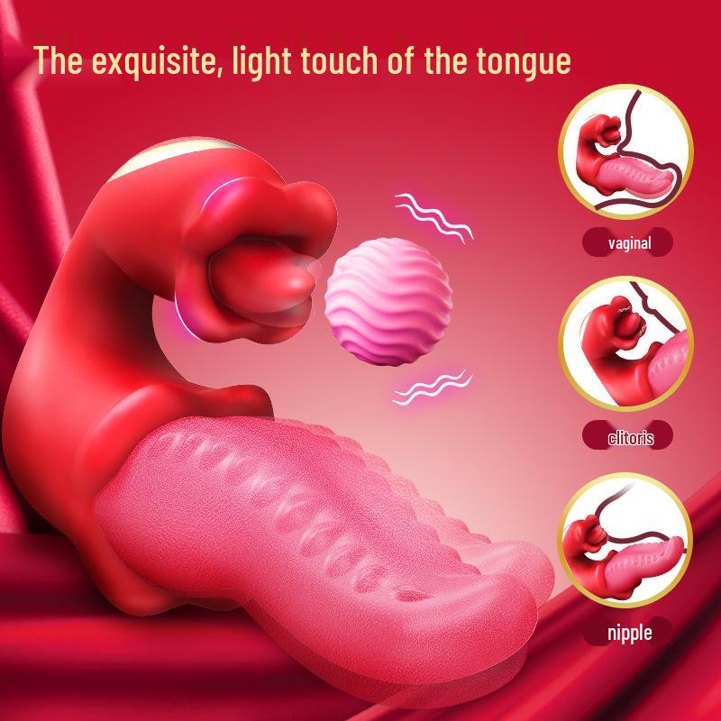 Wonderful Women's Fish Vibrator: Silent Tongue Licking for G-Spot & Genital Stimulation, Ideal for Masturbation & Pleasure