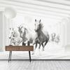 Modern Fashion 3d Wall Mural Relief Circle Creative 3d Wallpaper Living Room Background Wall Paper