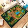 Retro Stardew Valley Farm Game Cartoon Living Room Non-Slip Area Rug Soft Carpet for Bedroom Playroom Sofa,Home Decor Doormat