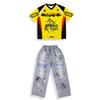 Kids' Hip Hop Street Dance Performance Outfit - Jazz Dance Fashion Show Drum Set Vest and T-shirt for Boys and Girls