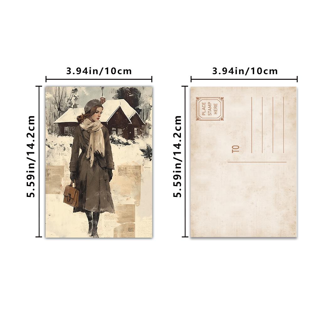 32pcs, Anne of Green Gables series postcards, suitable for birthday/anniversary gifts, collectible, giftable, and mailable.