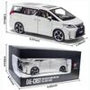 1/24 Scale Lexus LM300 Alloy Model Car, Pull Back Metal Collectible Toy Car with Light and Sound Toy Vehicle Door Can Be Opened