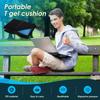 Foldable Gel Seat Cushion 3D Honeycomb Cool Breathable Portable Travel Beach Camping Mat Car Office Chair Cushion