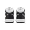 Air Jordan 1 Mid GS Hologram Kids Sneakers Black New-Emerald University-Red DR9495-001