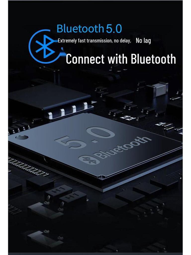 High-Volume Bluetooth Subwoofer Speaker with Voice Announcer