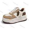 Women's Platform Sneakers 2025 Autumn New Fashion Lace Up Height Increase Casual Shoes Comfortable Non Slip Outdoor Sports Shoes