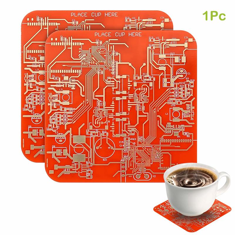 

Creative Circuit Board Coaster Personalized PCB Design Fashion Coaster Dining Table Bar Decoration Drinkware Accessories M