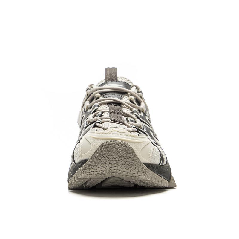 New LiNing CF Tracing, Xingye Cushioning Abrasion Resistant Lightweight Low Top Hiking Shoes Unisex Mica Obsidian Gray AGLU073-9