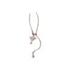Zircon Star and Moon Korean Necklace – Chic Autumn/Winter Fashion Sweater Chain for Women