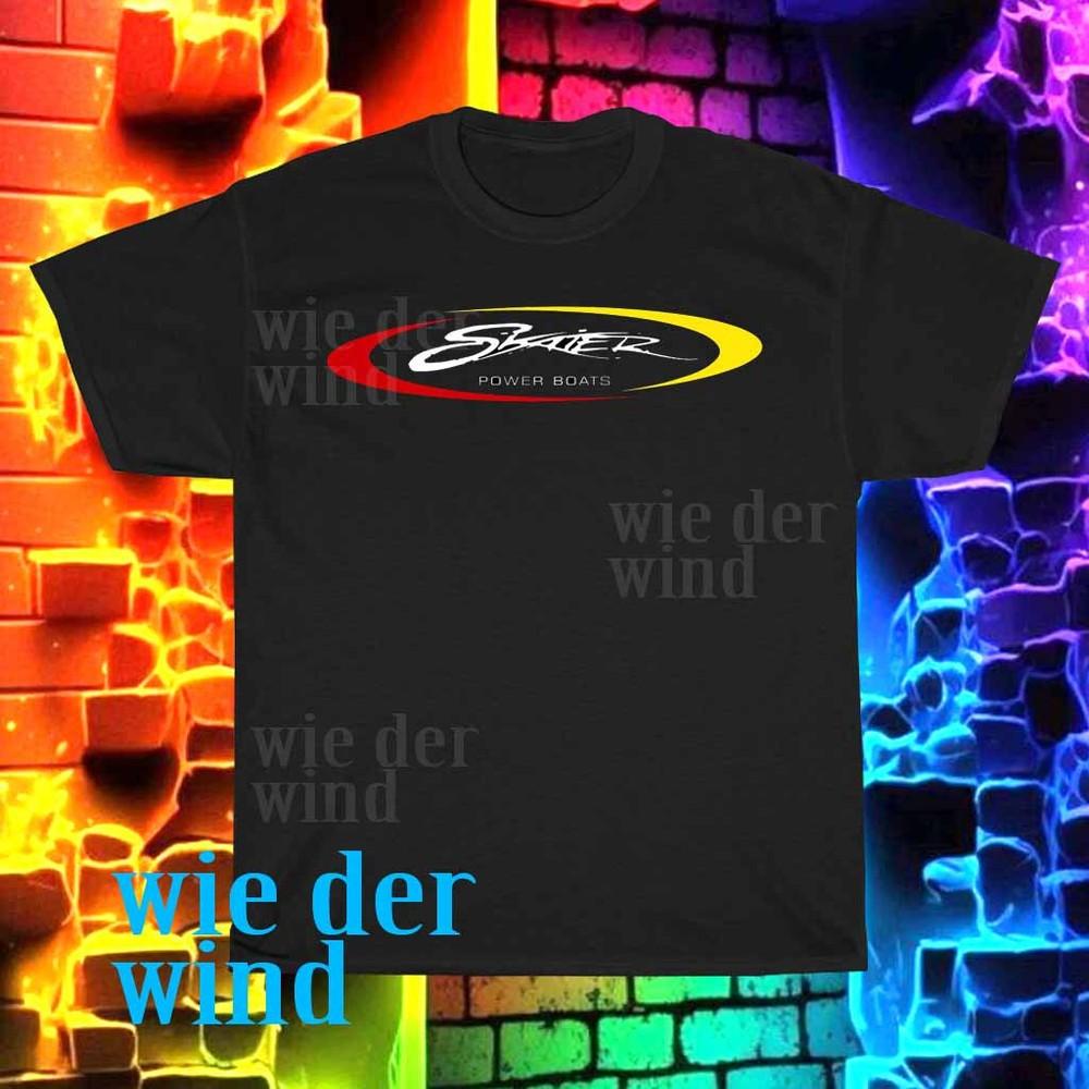 

New Skater Powerboats Yellow Active Logo Men s T-shirt funny size S to 5XL 4XL