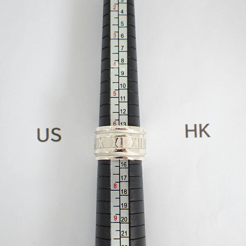 [Použitý] široký prsten TIFFANY/Tiffany 925 Atlas č. 13,5 [g389-55]