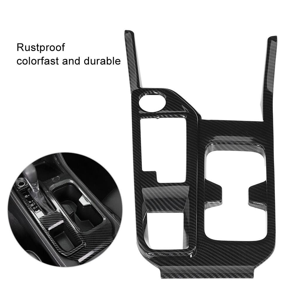 Carbon Fiber Central Control Gear Shift Box Panel Cover Trim Fits for Nissan Sylphy Sentra 2020