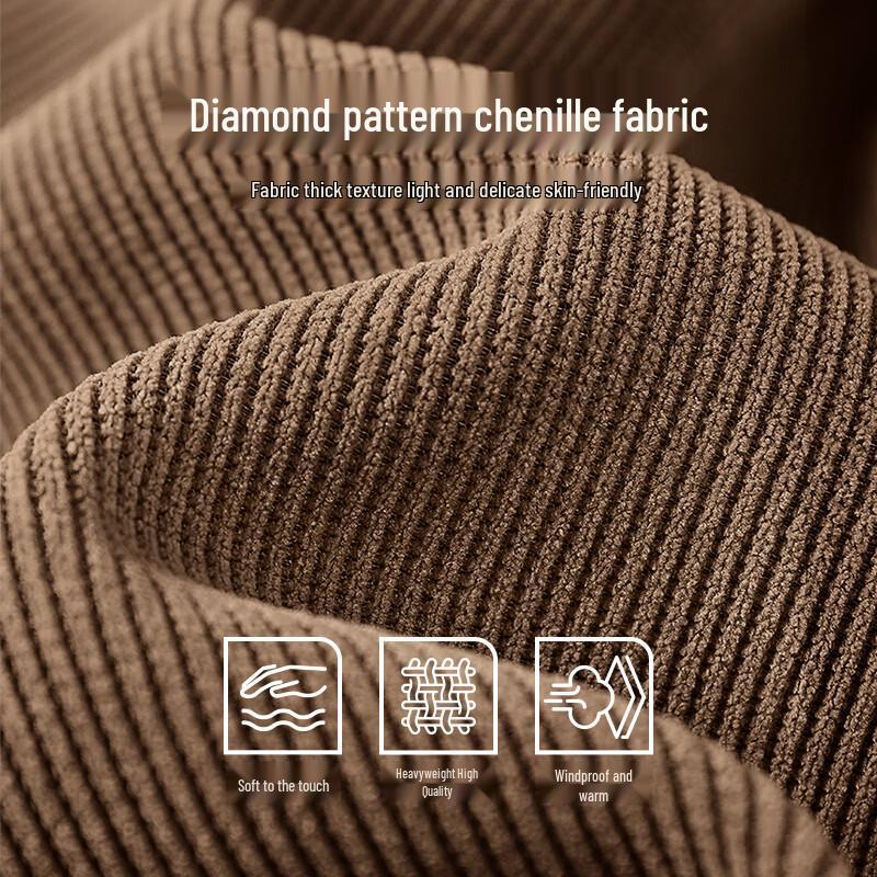 Jeanswest Men's Chenille Straight-Leg Casual Pants