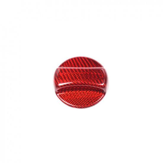 Hard Red Carbon Fiber Car Fuel Tank Cap Stick Protect For BMW 3 5 7 F30 F10 F01