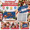 50Pcs/Set DIY Christmas Scratch Off Cards Cartoon Kids Christmas Reward Cards Holiday Surprises