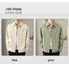 Men's 2026 Spring New Contrast Stitching Lapel Jacket - Korean Style Casual High-End Outerwear