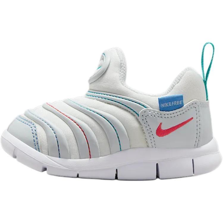 (TD) Nike Dynamo Free  White Dusty Cactus Light Crimson  Baby 343938-105 EU 27
