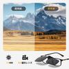 Attaches Over UV for Sports [Uacllcau] Clip-on Sunglasses, Flip-up Style, Glasses, Protection, Ultra-lightweight, Polarized, Driving, Men's, Women's,