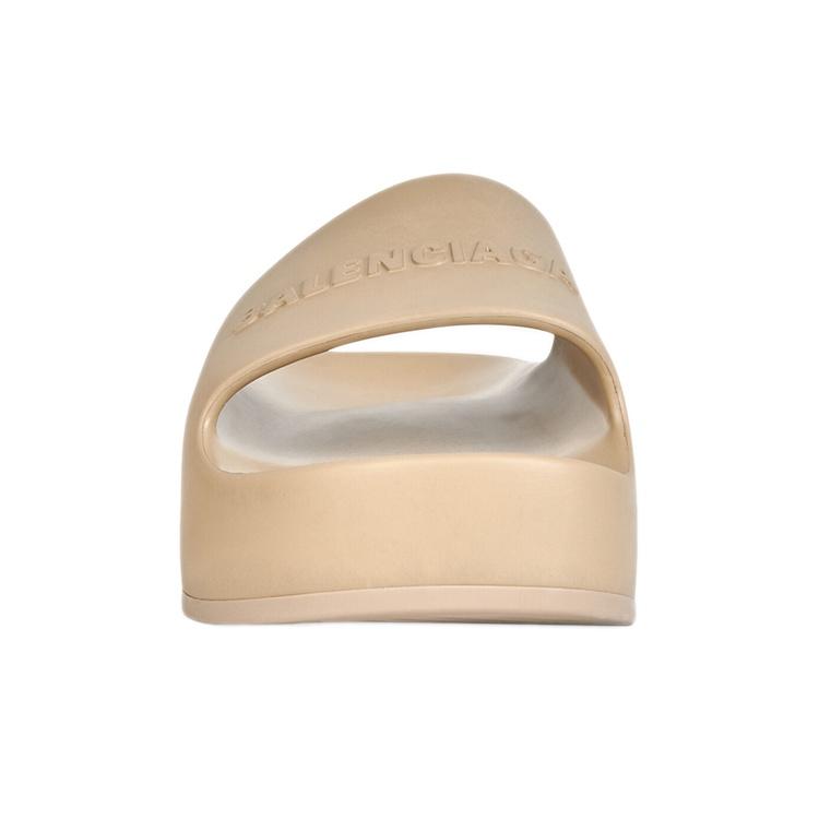 (WMNS) Balenciaga Chunky Slide Sandals 'Beige Rubber' Women's 654315W1S899230