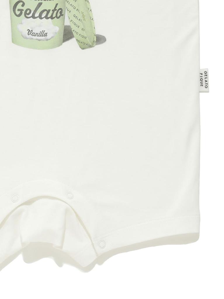 BABY Sleeping Dog Romper PBCO252672 OWHT 80 [Gelato Pique]