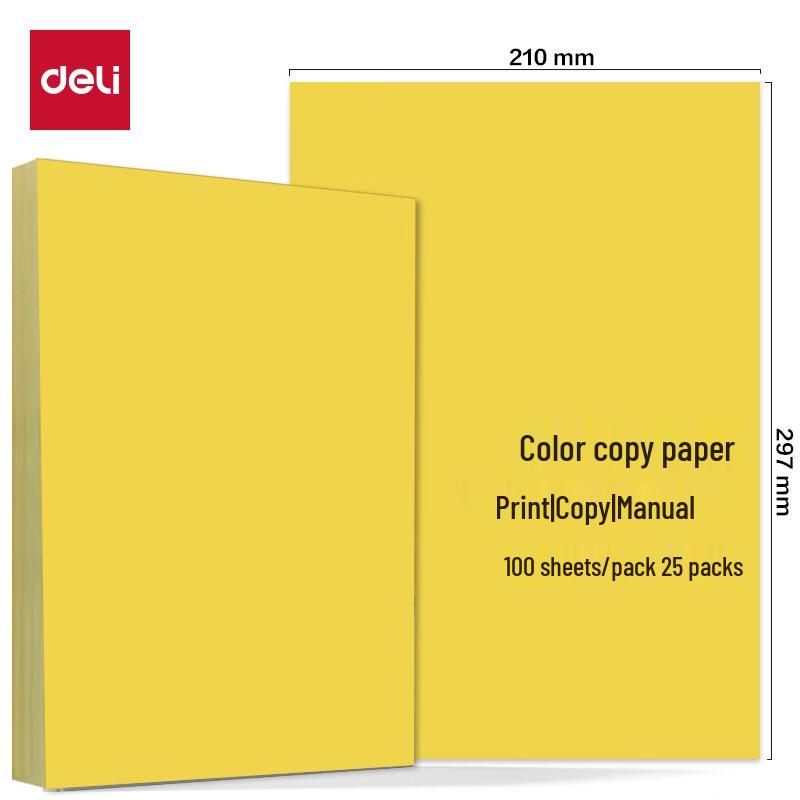 Deli A4 70g Color Copy and Craft Paper