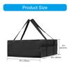 Insulated Bag with Handle Waterproof Nonwoven Fabric Pizza Delivery Bag Portable Food Warmer for Outdoor Picnics