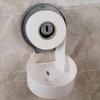 Black Transparent Punch-Free Large Roll Toilet Paper Dispenser