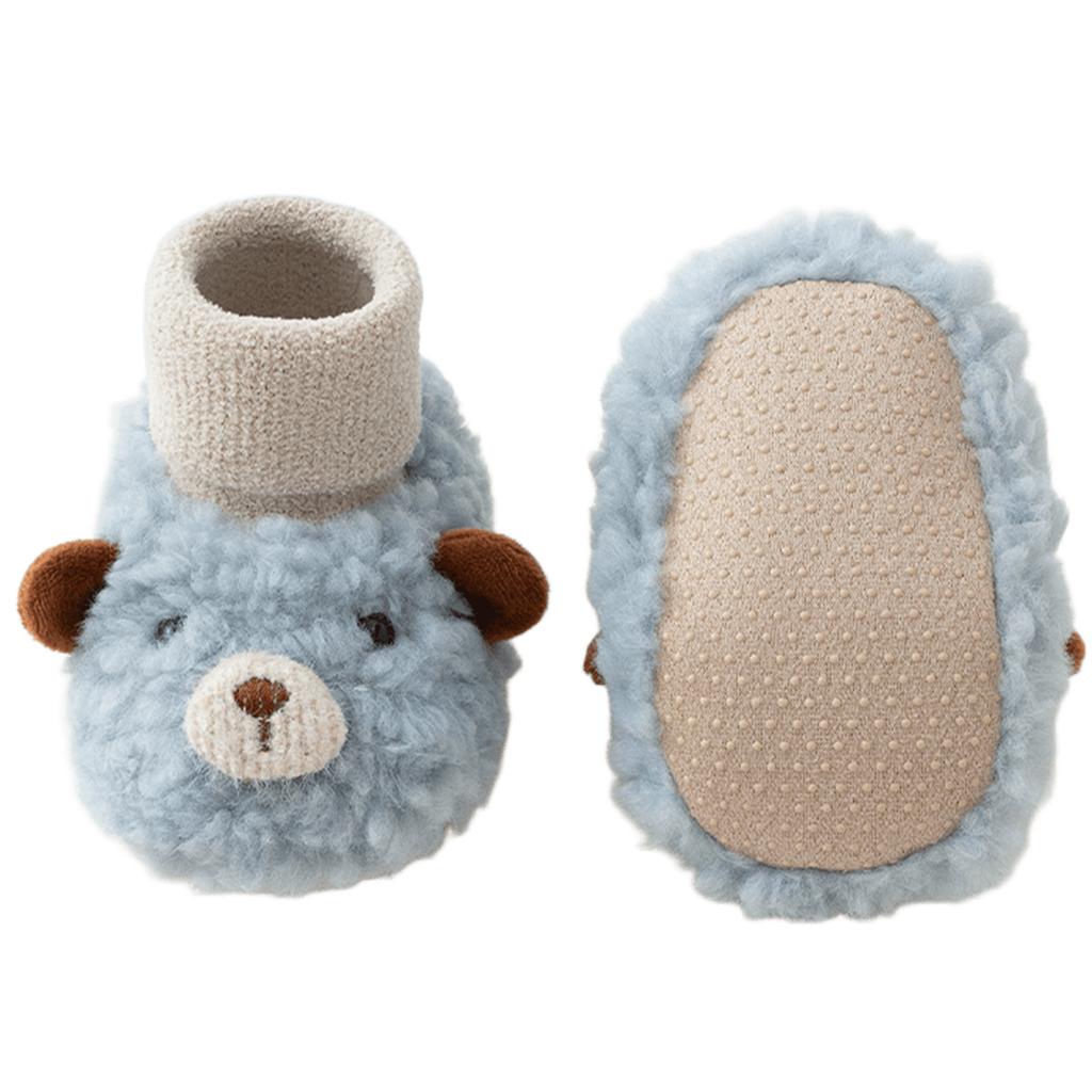Vylepšené kojenecké boty na chození Měkká podrážka Protiskluzové Prodyšné Snadné obouvání Dětské batolecí boty na chození na podzim a zimu