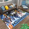 Overwatch Mecha Animal Print Flannel Rug Non-Slip, Suitable for Bedroom, Living Room, and Children's Room Decoration