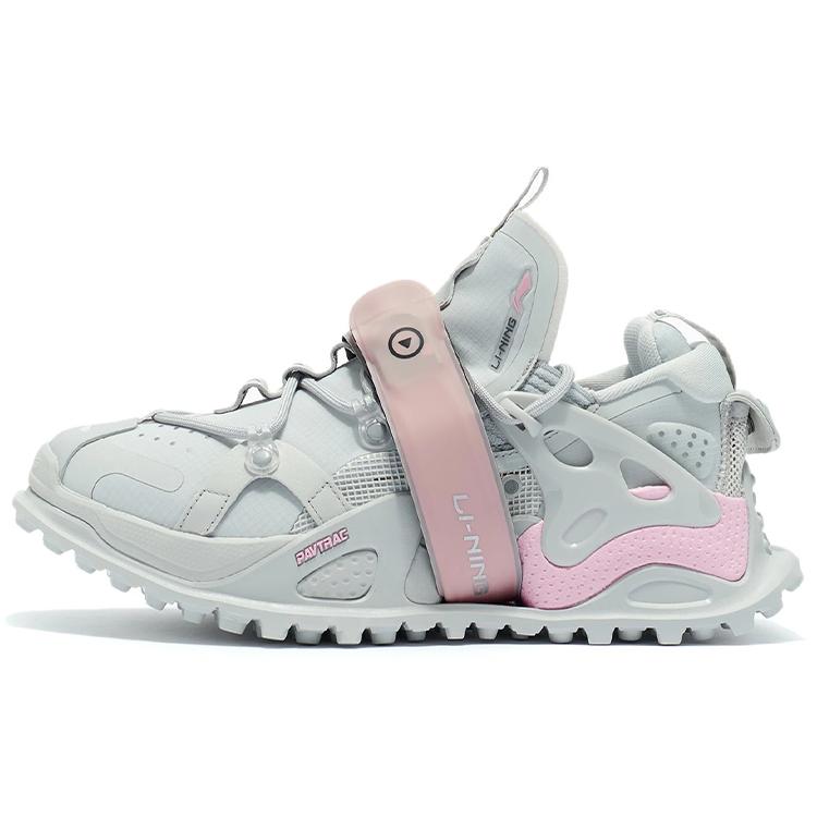 

Новая женская повседневная обувь LiNing с низким верхом, светло-лаймовая/розовая AGLR150-2 35.5