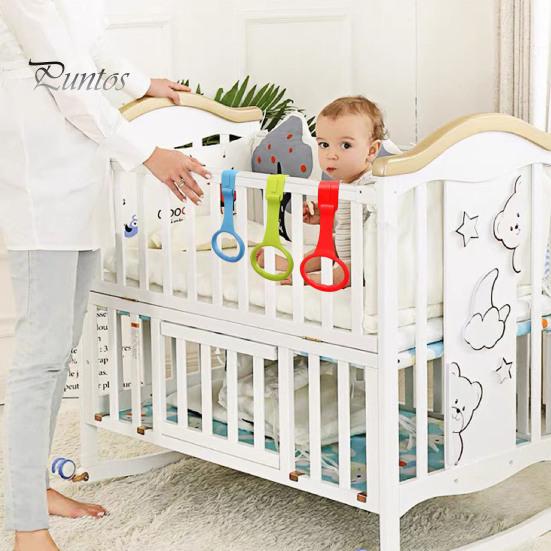 4 ks dětské kroužky na stahování, batolata, pomocník při chůzi, cvičení, pomocný nástroj, stojací kroužky, univerzální dětská postýlka, závěsný kroužek