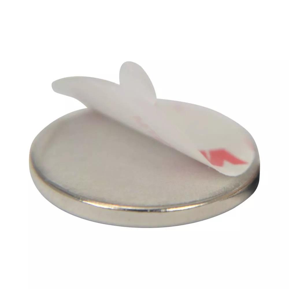 Round Neodymium Magnet Stahl 20*2Mm Self-Adhesive 4Pcs - Poz-5216-1