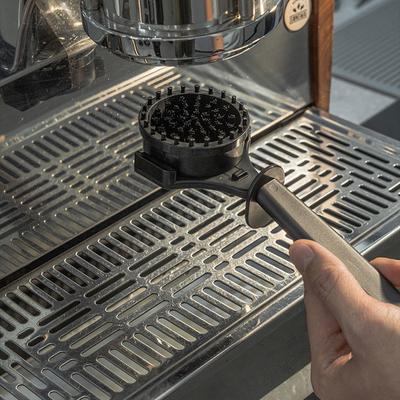 Espressomaschine 58mm Reinigungsbürste Nylonborsten Kaffeemaschine Brühkopf Reinigungswerkzeug