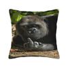 Gorilla Middle Finger  Pillow Cover  Kawaii Pillow Case For Chair Sofa Home Decor Design Pillowcases Birthday Present