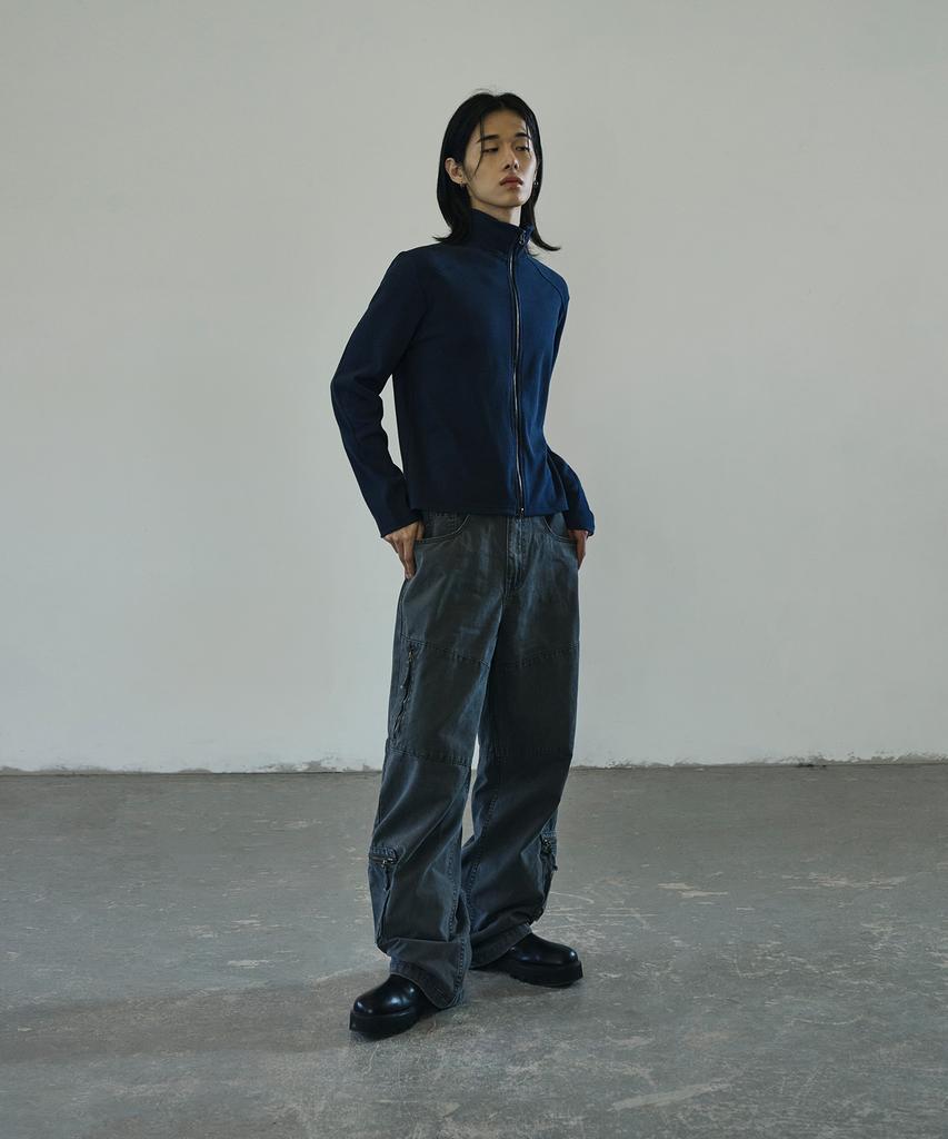 Seukeulaeteulpigsel Vtg Fade Cargo Pants [Charcoal]