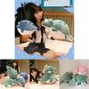 Cute Alligator Plush Toy Soft Korean Velvet Stuffed Animal With Pp Cotton For Kids Gift