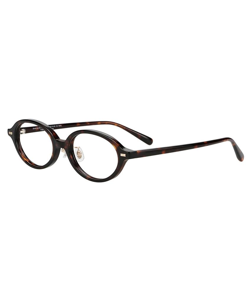 Oval Sunglasses TREND SUNGLASSES Clear Lens Stylish UV Protection Unisex [Zoff] (Brown (Demi Pattern) - ZN261G08_49A1) (Men's, Women's) [5119-145]