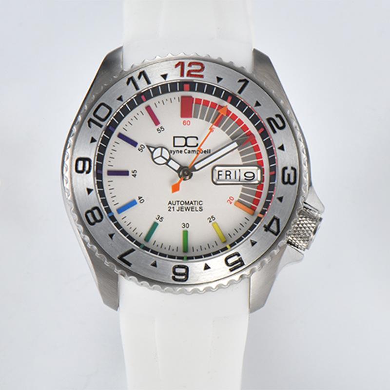 2025 new dual calendar watch personalized creative fashion waterproof luminous mechanical watch