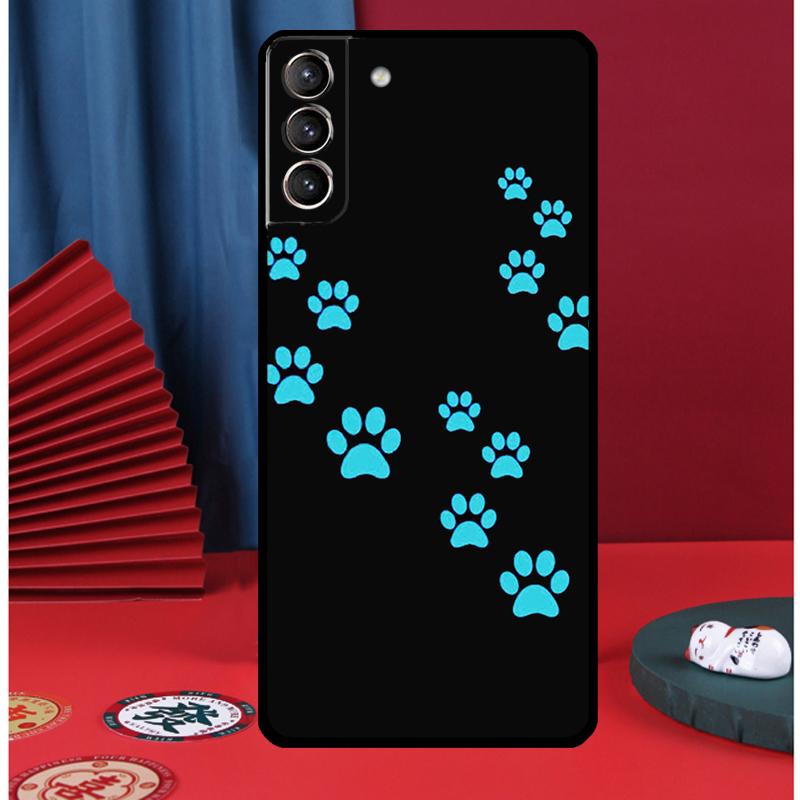 Cat Dog Paw Design Phone Case For Samsung Galaxy S25 Ultra S9 S10 S20 S21 S22 Plus S23 FE S24 Ultra Back Cover