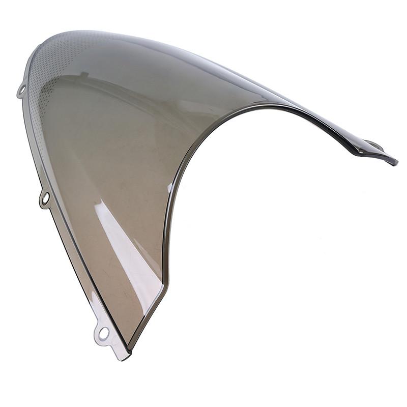 Double Bubble Windshield Windscreen Motorcycle Deflector Airflow Shield Screen For Kawasaki ZX6R Windscreen