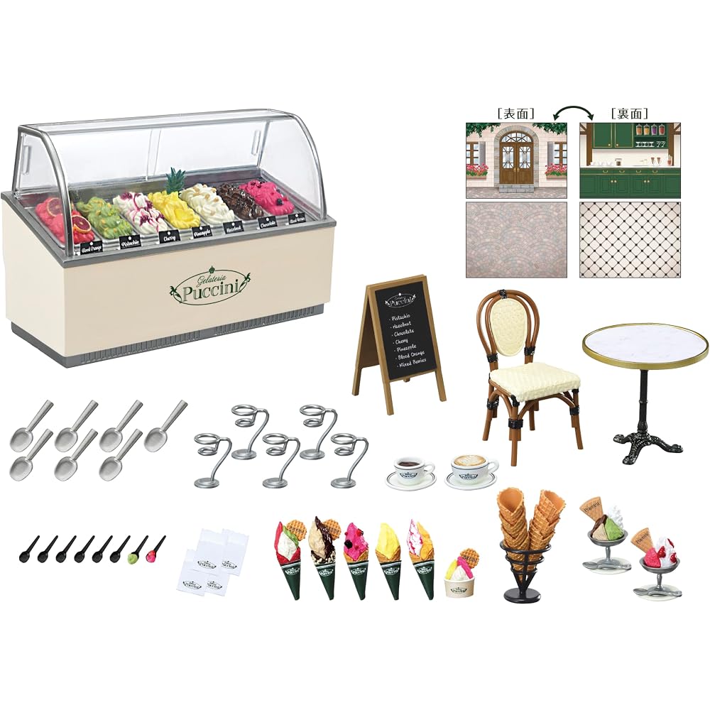 Liment Серия мини-образцов Gelateria Puccini Прибл.. В185 x Ш140 x Г95 мм Изготовлено из ПВХ и АБС